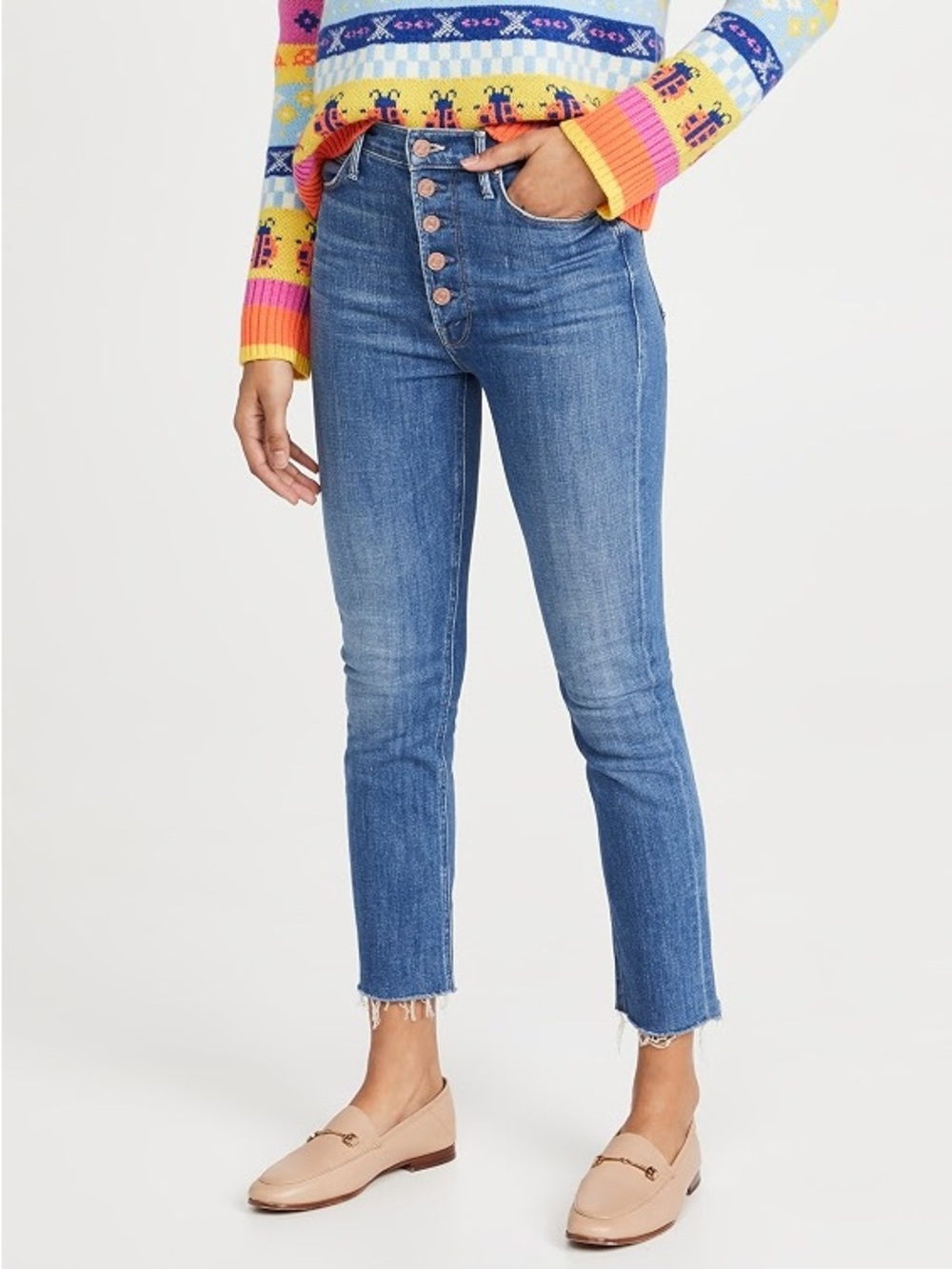MOTHER / Pixie Dazzler Ankle Fray